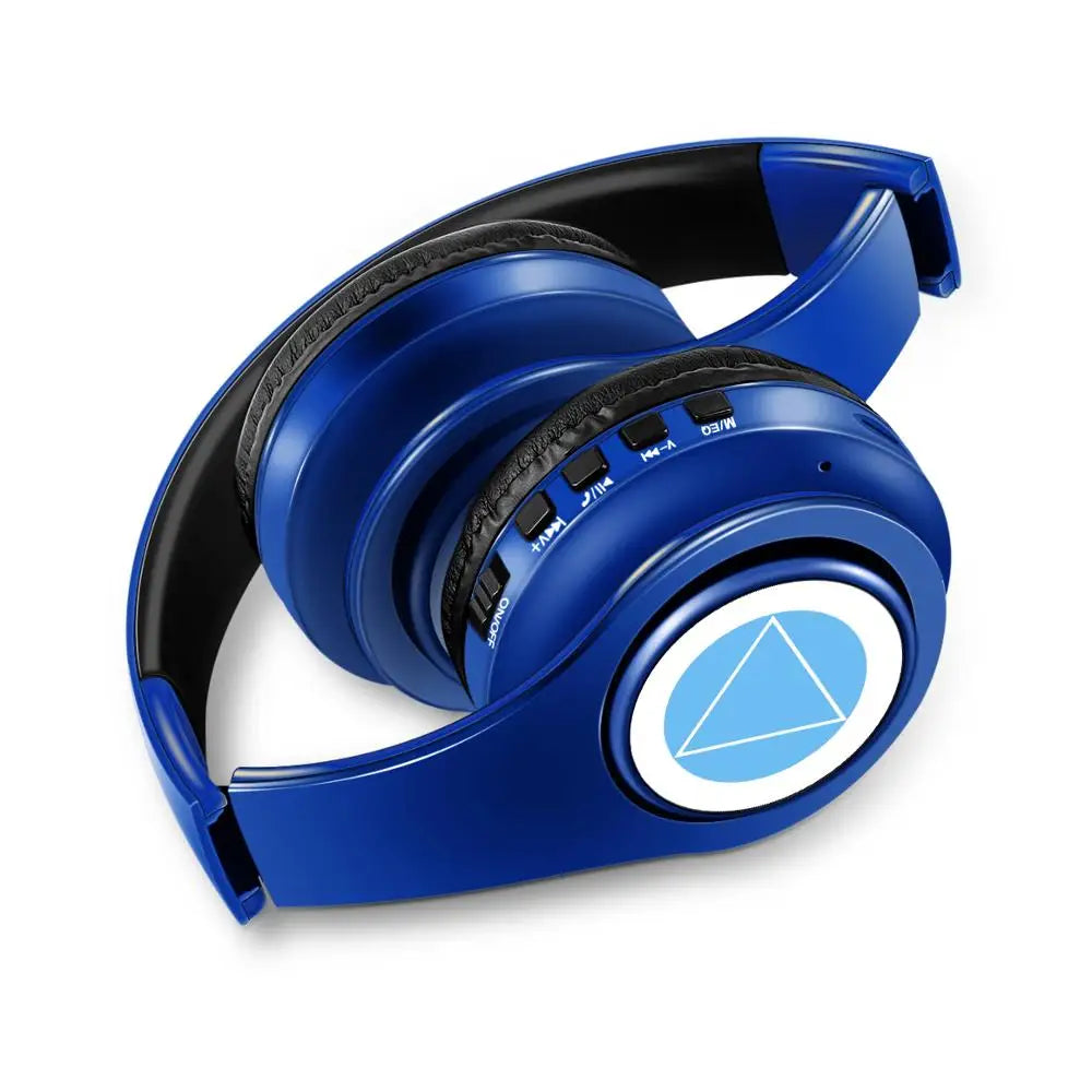 Miku Nakano Sanjiu Bluetooth 5.0 Over-Ear-Anime-Kopfhörer – Kabelloses Stereo-Gaming-Headset mit tiefem Bass, Mikrofon & TF-Kartenunterstützung