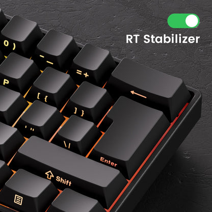 MONSGEEK FUN60 PRO&MAX HE Mechanical Keyboard Magnetic Switch 60% Wireless Gaming Keyboard Rapid Trigger 8K ARGB Custom Keyboard