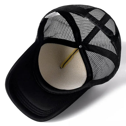 Unisex Cap Casual Plain Mesh Baseball Cap Adjustable Snapback Hats for Women Men Hip Hop Trucker Cap Streetwear Dad Hat