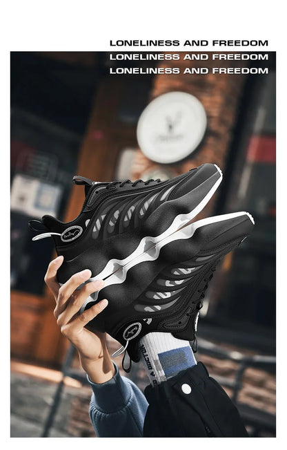 Zapatillas para hombre, calzado casual masculino, tenis de lujo, zapatillas deportivas transpirables, mocasines de moda y calzado de running para hombre