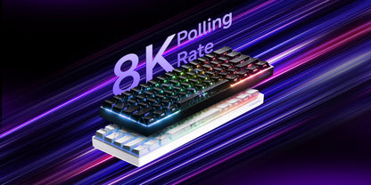 MONSGEEK FUN60 PRO&MAX HE Mechanical Keyboard Magnetic Switch 60% Wireless Gaming Keyboard Rapid Trigger 8K ARGB Custom Keyboard