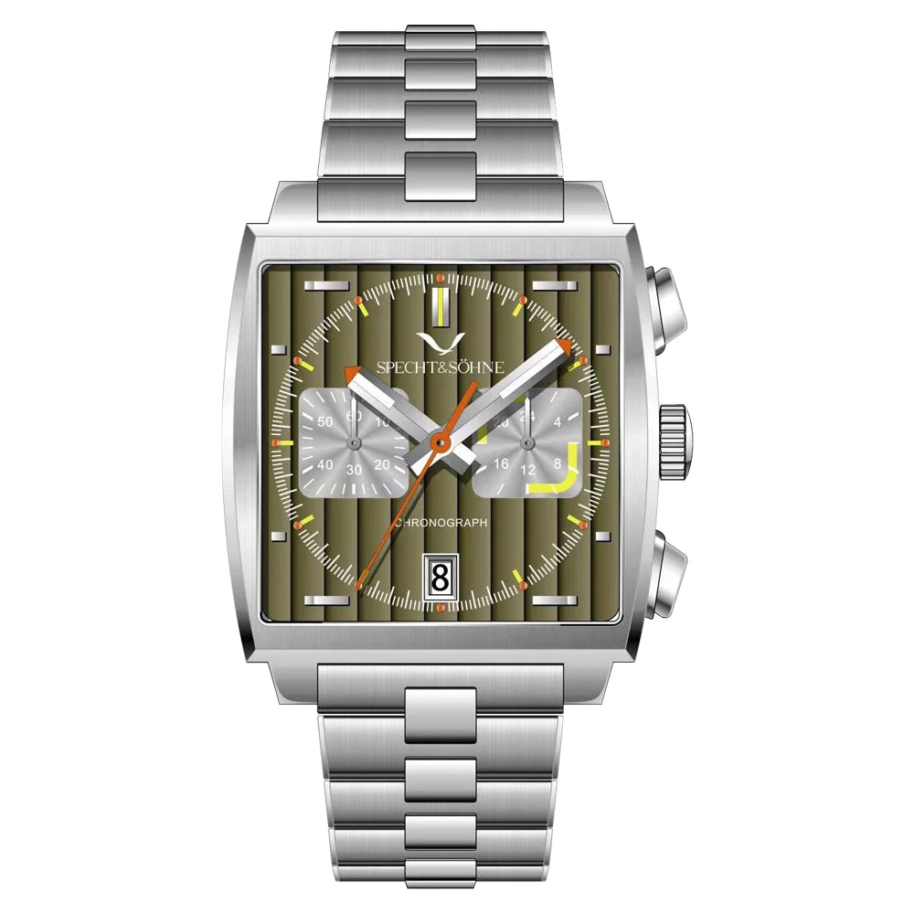 Specht & Söhne New Hot Watches Men Luxury Brand Male Japan VK64 Chronograph Trendy Sport Wristwatch Waterproof