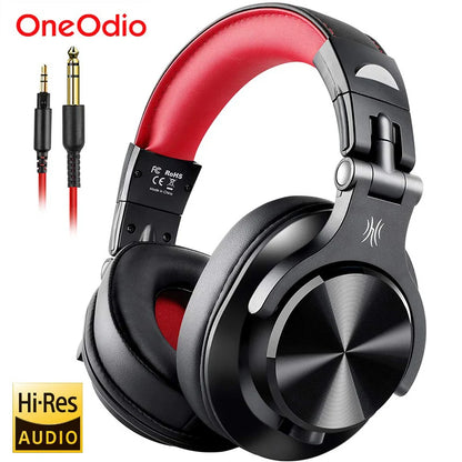 Cuffie OneOdio A71 cablate over-ear HiFi Studio DJ con microfono – Headset gaming professionale per monitoraggio con bassi profondi