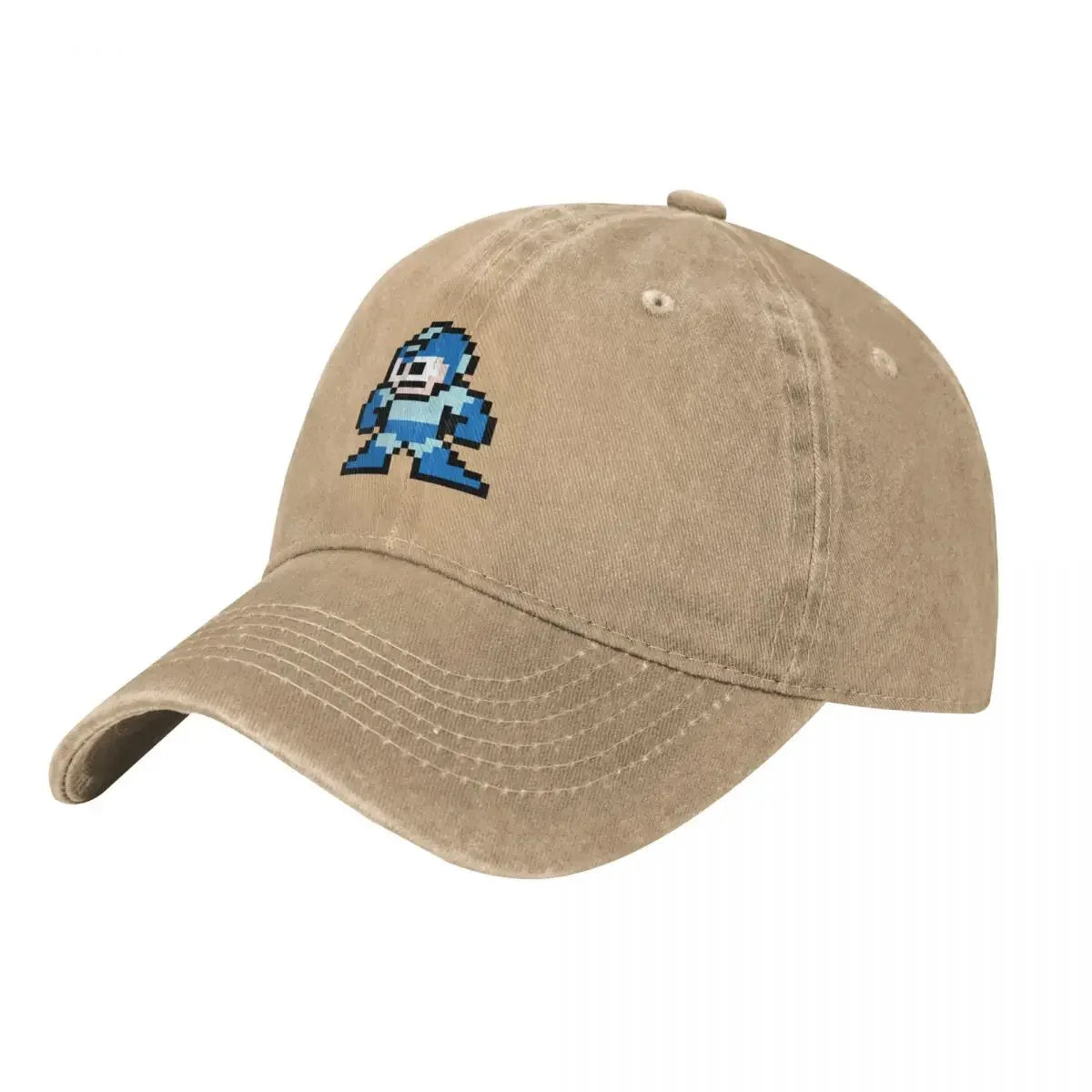 Megaman 8-bittinen baseball-lippis, uusi, söpö, vintage, ylellinen hattu, miehille ja naisille