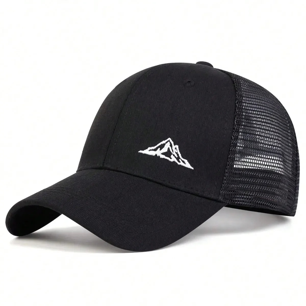 Unisex Mountain Range Embroidery Baseball Net Caps Spring and Summer Outdoor Adjustable Casual Hats Hip Hop Cap Sunscreen Hat