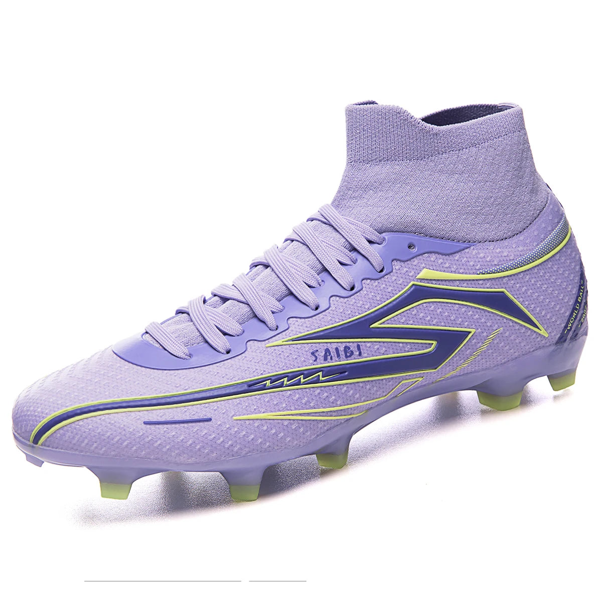 High Performance AG FG Football Boots PU Hybrid Fabric Upper TPU Strong Grip Sole Cost-effective Men Women Grass Football Shoes