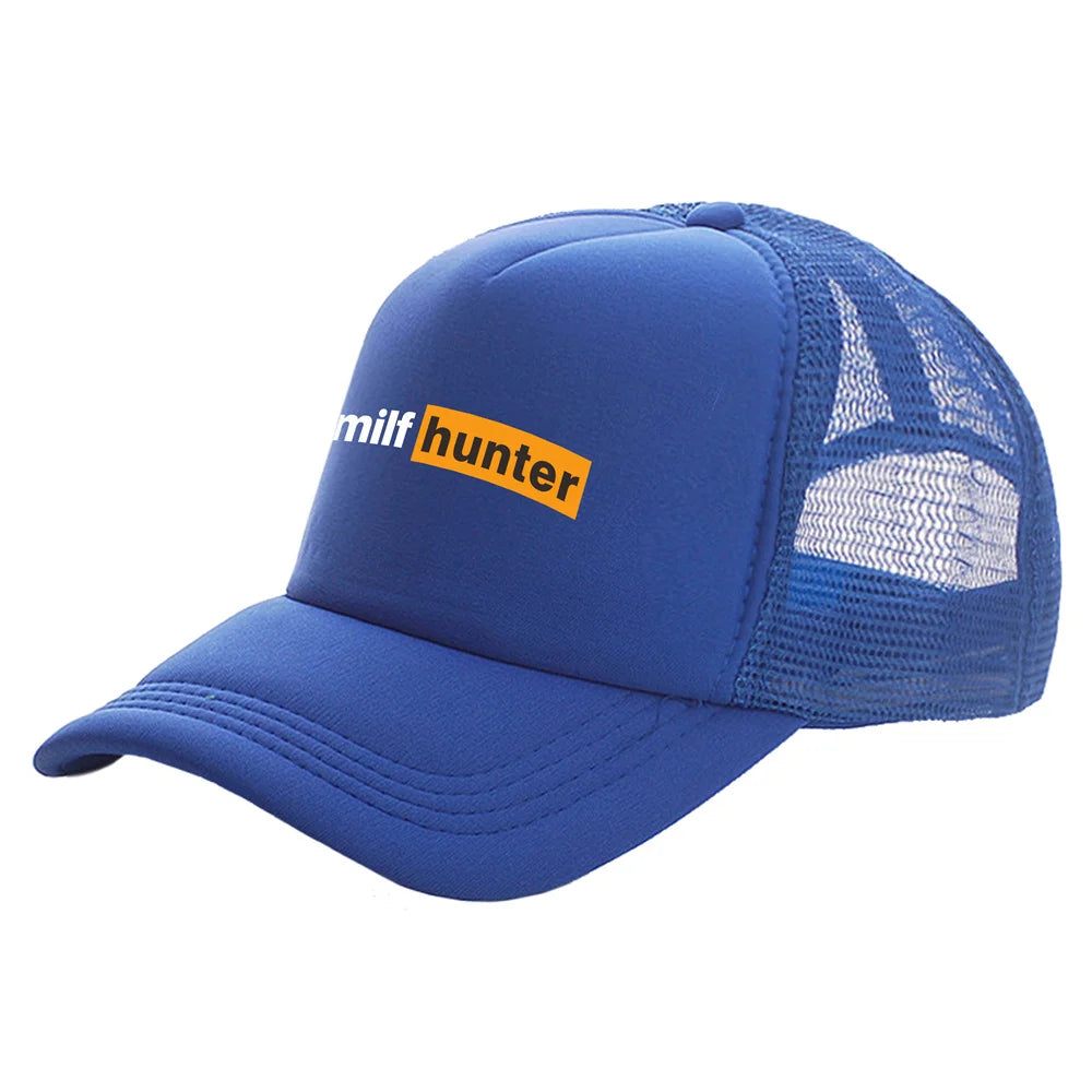 Καπέλα Trucker Milf Hunter Μοντέρνα Καπέλα Milf Hunter Καπέλα μπέιζμπολ Καλοκαιρινά καπέλα εξωτερικής χρήσης με πλέγμα για προστασία από τον ήλιο MZ-506
