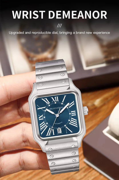 Specht & Söhne New Men's Watches Japan Miyota 8215 Movement Mechanical Wristwatches Stainless Steel 50M Waterproof Men's Watch