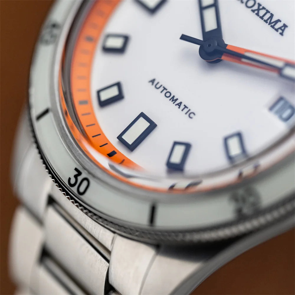 Proxima PX1703 Luxury Diver Watch Business Waterproof Male Clock PT5000 Men Watches Stainless Steel Sapphire Bezel BGW9 Luminous