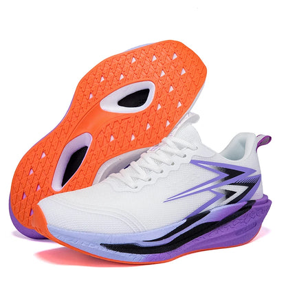 NEW Running Shoes Carbon Board Marathon Men Sports Breathable Lightweight Women's Comfortable Athletic Nonskid Sneakers Casual