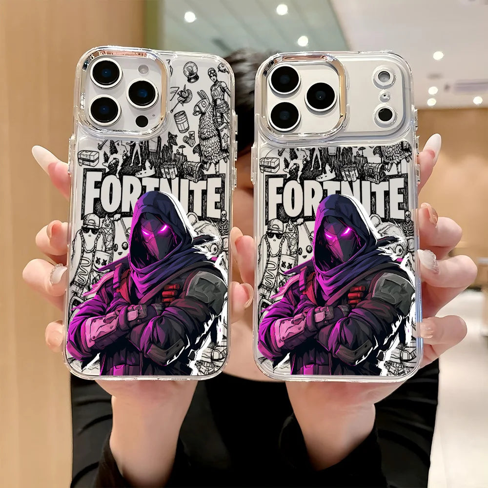 Cartoon-Battle-Royale-Fortnite-Handyhülle für Xiaomi Mi 15 14T 14 12T 11T 11 Lite Poco M7 X7 X6 F5 F6 X5 X4 GT Pro 4G 5G Cover