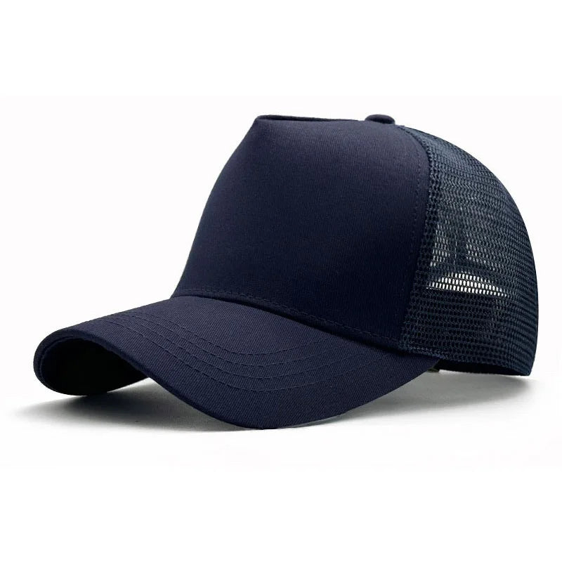 Big Head Man Baseball Caps Summer Mesh Plus Size Causal Peaked Hats 56-60cm 62-68cm Oversize XXL Snapbacks