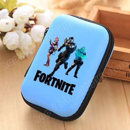 Nova Bolsa de Arrumação Fortnite Multifuncional para Cabos de Dados, Carregadores e Auriculares, Bolsa Protetora de Viagem, Presente de Aniversário para Crianças