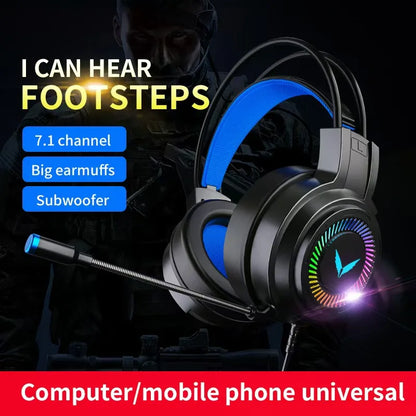 G58 Gaming Headset Wired 7.1 Channel PUBG Headset for Computer Laptop