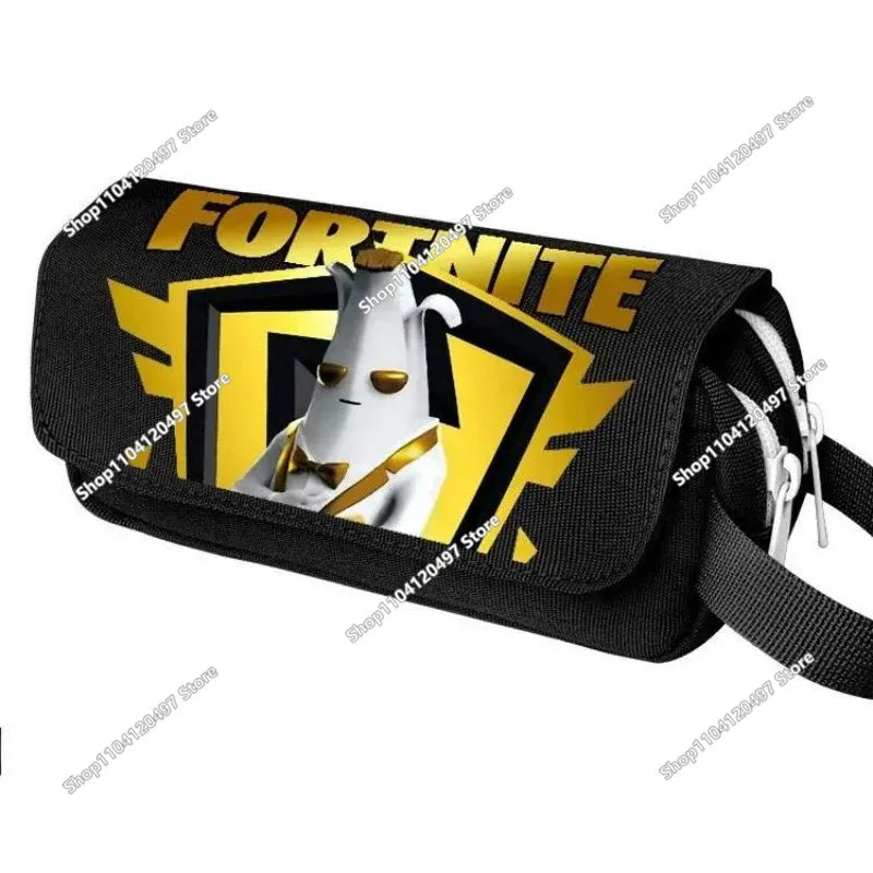 Fortnite Student Pencil Case Large Capacity Pencil Case Kids Toys Pen Bag School Supplies Stationery Pouch Boys Game Gifts