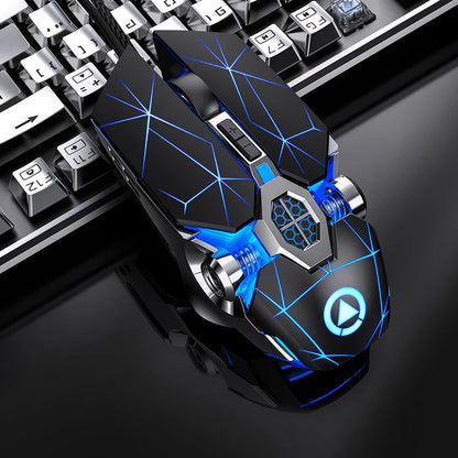 New Professional Gaming Mouse 3200DPI 7 Buttons Backlit Computer Mouse Support Macro Definition Mechanical Wired Silent Mouse