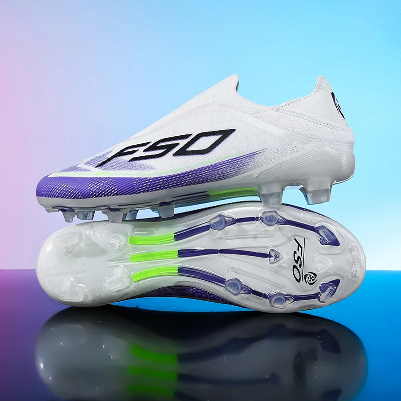 Men Soccer Cleats Professional Football Boots Society Turf Breathable Mesh Youth Soccer Shoes Anti Skid Male Sneakers Chuteira