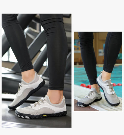 36-48# Gym Footwear Unisex Seaside Aqua Shoes Couples Vacation Beach Game Wading Shoes Men Squat Fitness Shoes Women Yoga Shoes