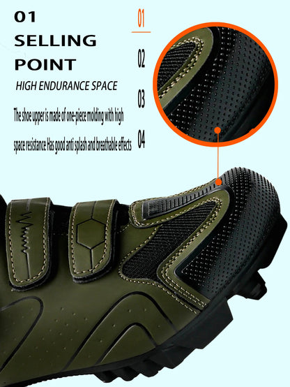 Primavera, scarpe da ciclismo MTB con morsetti da uomo, scarpe sportive in carbonio, velocità, corsa in montagna, scarpe da mountain bike