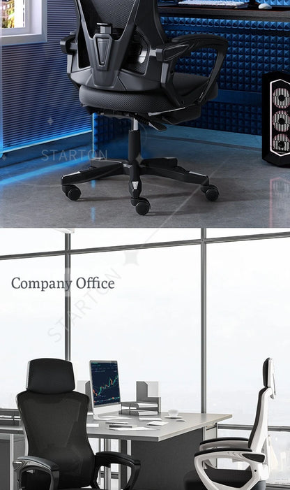 High Density Sponge Mesh Office New Design Home Office Furniture Comfortable Chair with Footrest