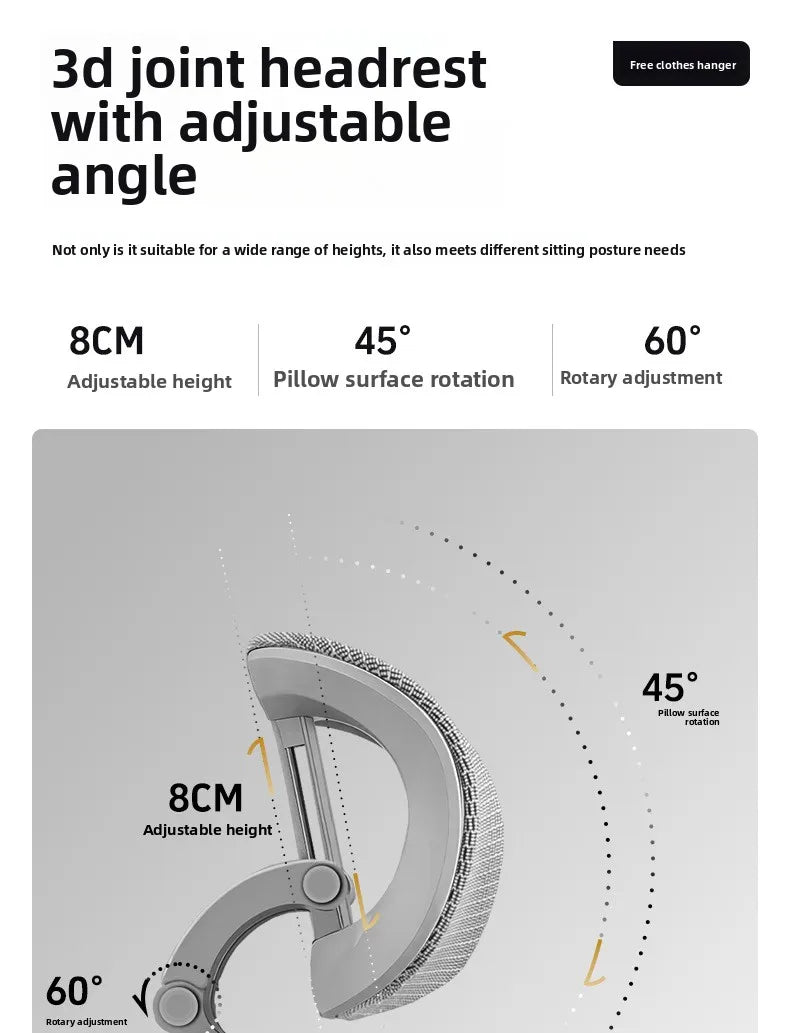 Tragbarer minimalistischer ergonomischer Stuhl mit 10D-Armlehne, Computerstuhl, Bürostuhl, Lernstuhl, Gaming-Stuhl, stabil und langlebig