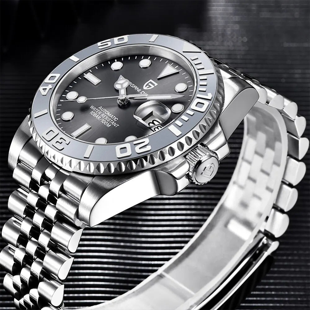 PAGANI DESIGN V3 40MM  Men Mechanical Wristwatch Sapphire Luxury Automatic Watch Men's Stainless Steel Waterproof watches