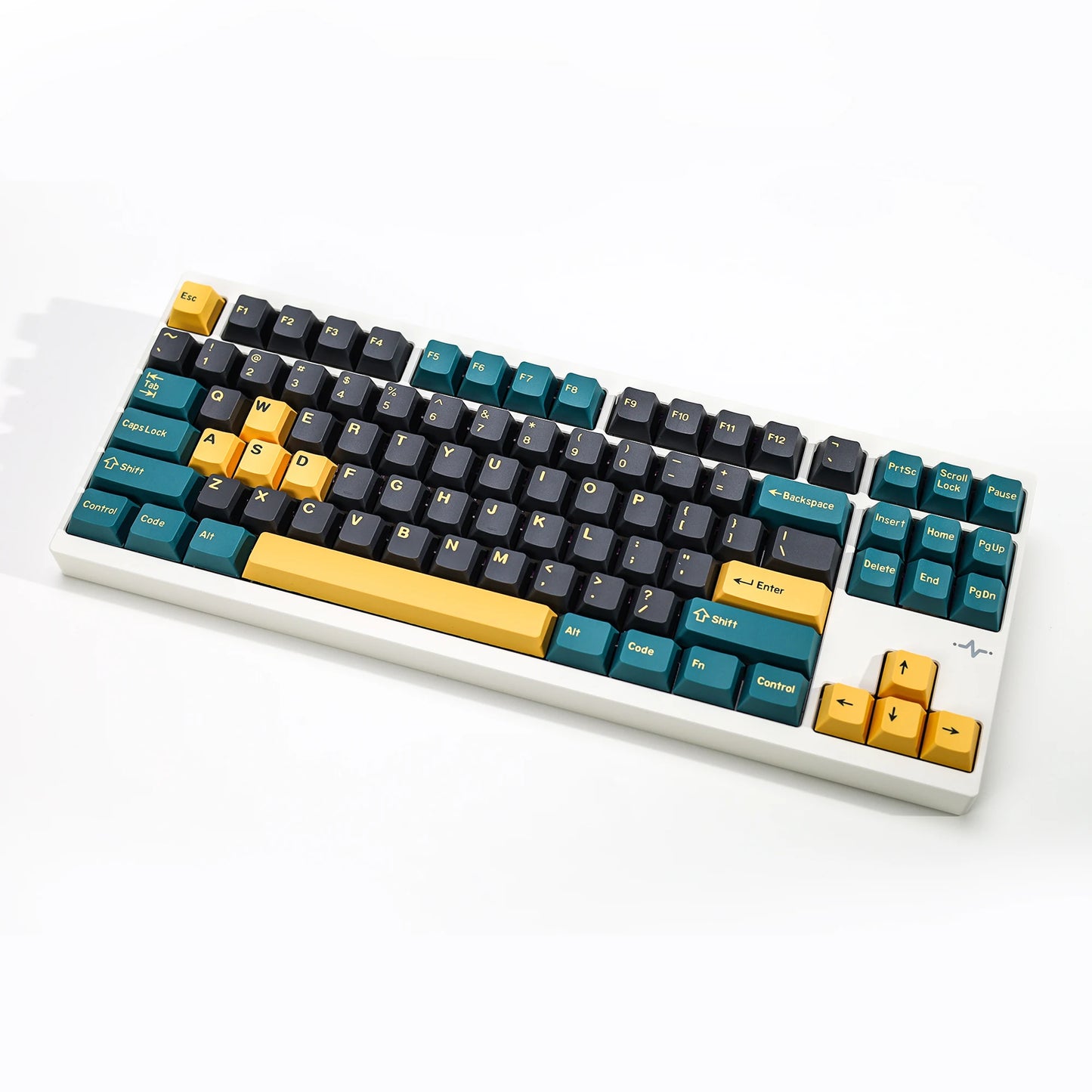 KBDiy GMK MarrsGreen Teclas Retro PBT ISO Double Shot Perfil Cherry para Teclado Mecânico Gaming com Switches MX