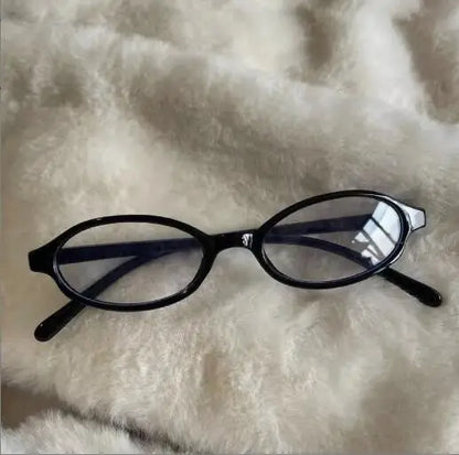 1/4pcs New Casual Elliptical Sunglasses Female Multi Color Frame Glasses Fashion Small Frame Design UV400 Sun Glasses Unisex