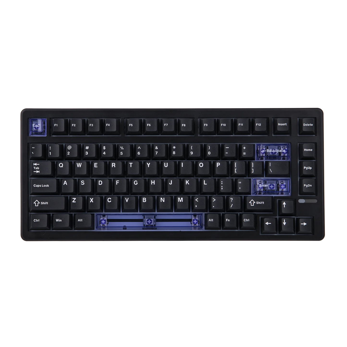Teclado mecânico magnético EPOMAKER HE80 75% layout US QWERTY Hot-Swap Creamy Gasket com fio Hall Effect DKS SOCD para PC/Mac