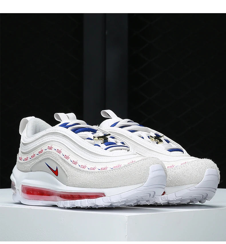 Nike Original AIR MAX 97 Damen-Low-Top-Sportschuhe mit Air-Dämpfung DC4013-001