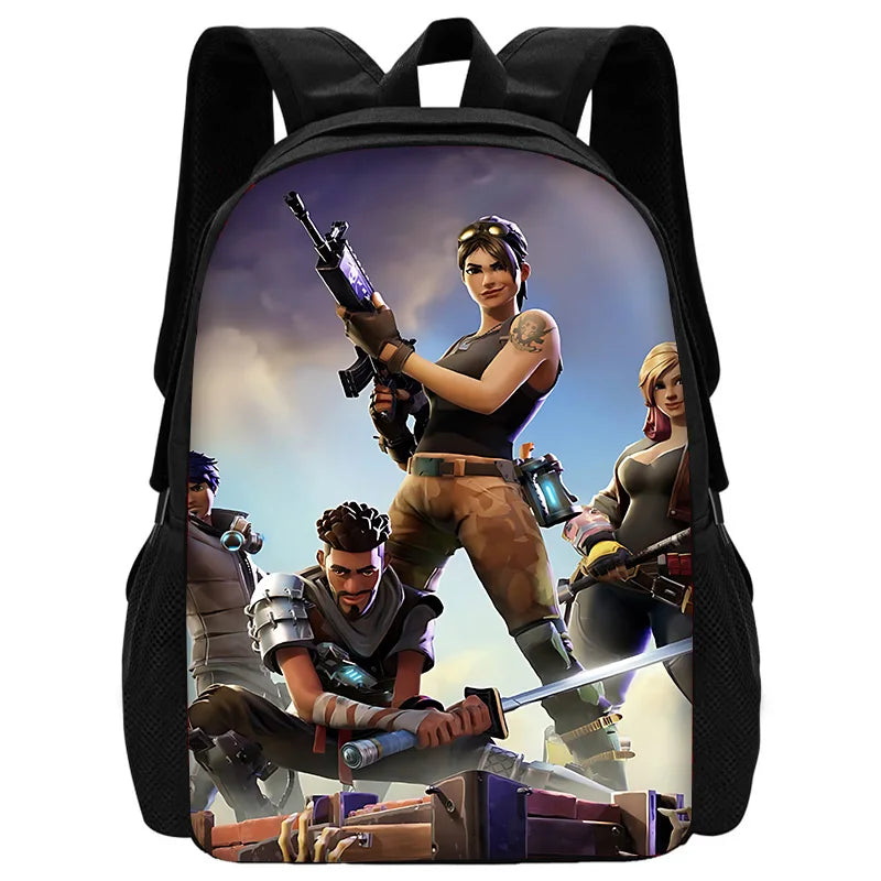 Classic Game FortniteS Kids Backpacks Boys and Girls Student Birthday Gift Child School Bags Unisex Camping Durable Rucksack