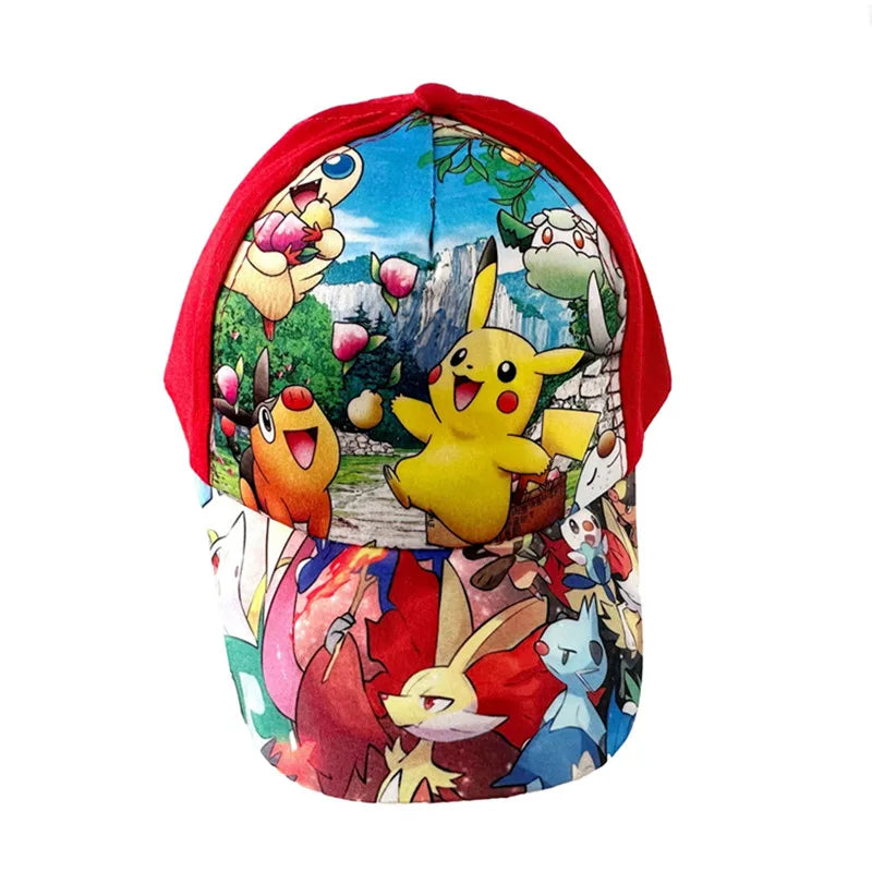 1 Pc Cartoon Baseball Cap Pokemon Action Figures Pikachu Hat Festival Party Supplies Kid Gift Toy