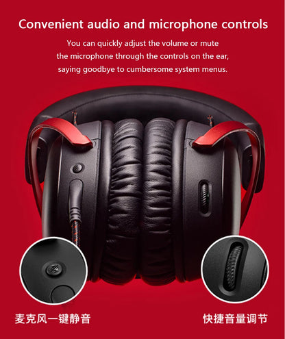 HyperX Cloud III kabelgebundenes Gaming-Headset mit DTS X Spatial Audio, 53mm-Treibern, geräuschunterdrückendem Mikrofon – USB- & 3.5mm-Gaming-Kopfhörer für PC, PS5, Xbox, Switch