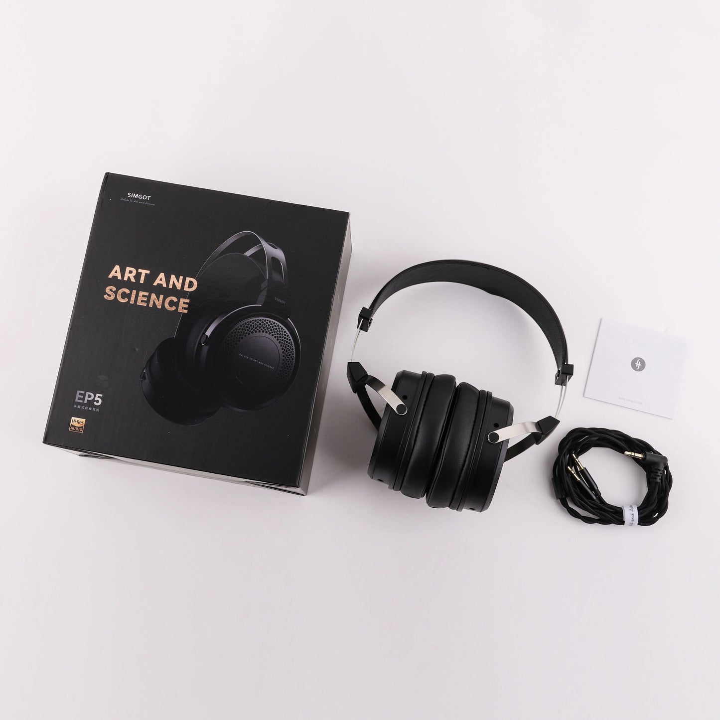 SIMGOT EP5 kabelgebundene Hochleistungs-Kopfhörer mit dynamischem 50mm-Treiber – HiFi-Gaming-Headset, niedrige Impedanz, hohe Empfindlichkeit, 7.1 Surround Sound