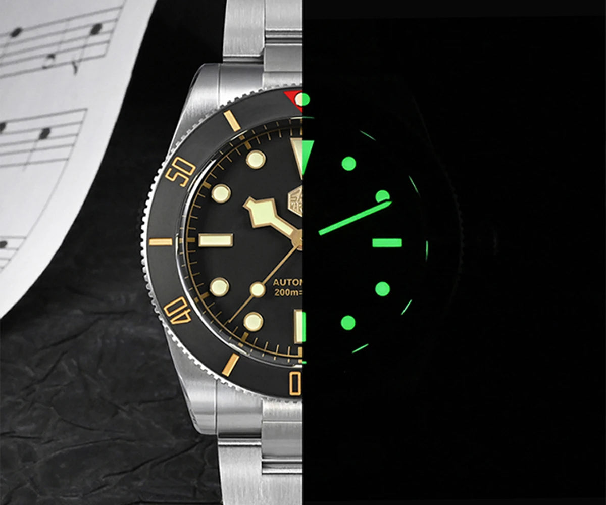 San Martin New 37mm BB54 Vintage Diver Watch ST2130 Automatic Mechanical Men Wristwatch Sapphire Luminous Waterproof 200m SN0138