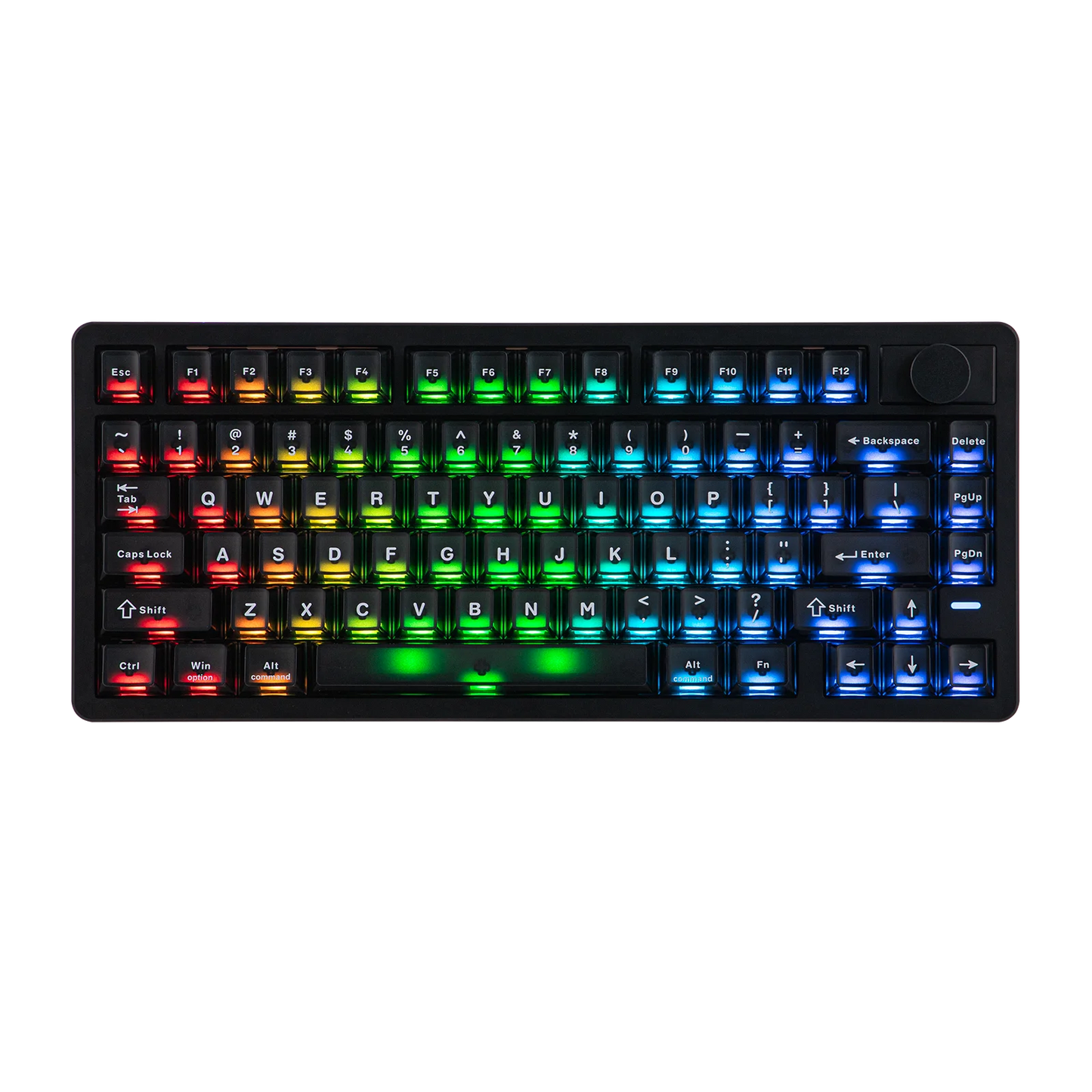 Teclado Gaming Sem Fios Tri-mode Hall Effect EPOMAKER HE75 V2 75% ANSI US Layout com Acionamento Ajustável de 0.005mm/Rapid Triggering
