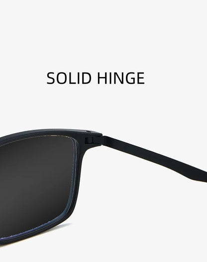LOERHUNAR High Quality Square Frame TR90 Pure Titanium Myopia Sunglasses for Men Woman UV400 Sunshade Driving Fishing Sunglasses