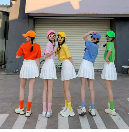 Dance Baseball Cap Adjustable Casual Snapback Hats For Women Men Unisex Hip Hop Cap Colorful Street Dad Hat Sport Cap Kpop Diy