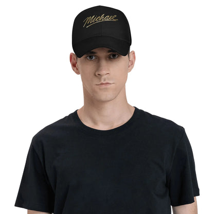 Cappellino da baseball con logo Michael Biopic Sun - Cappellini estivi casual hip hop da uomo per Michael Jackson - Cappellini da baseball per adulti, da caccia e da campeggio