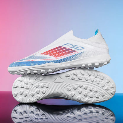 Men's Soccer Shoes Training Football Boots Indoor Sneakers TF Long Spikes Match Futsal Ultralight Breathable Cleats Drop Shipping