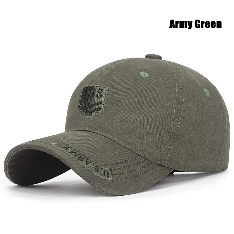 Frühling- und Herbst-Baseballkappe aus weicher Baumwolle für den Outdoor-Bereich, vielseitig kombinierbar, mit Sonnenblende, im Camouflage-Design