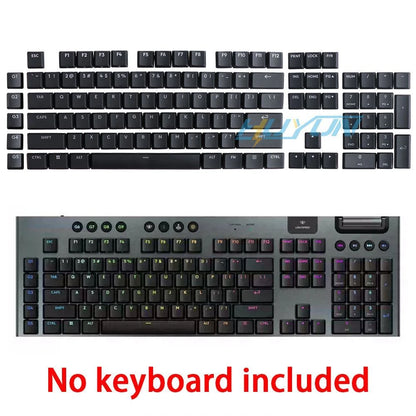G915 913 TKL G815 G813 strukturierte, rutschfeste, transparente, hintergrundbeleuchtete Tastenkappe, geeignet für Logitech mechanische Tastaturen