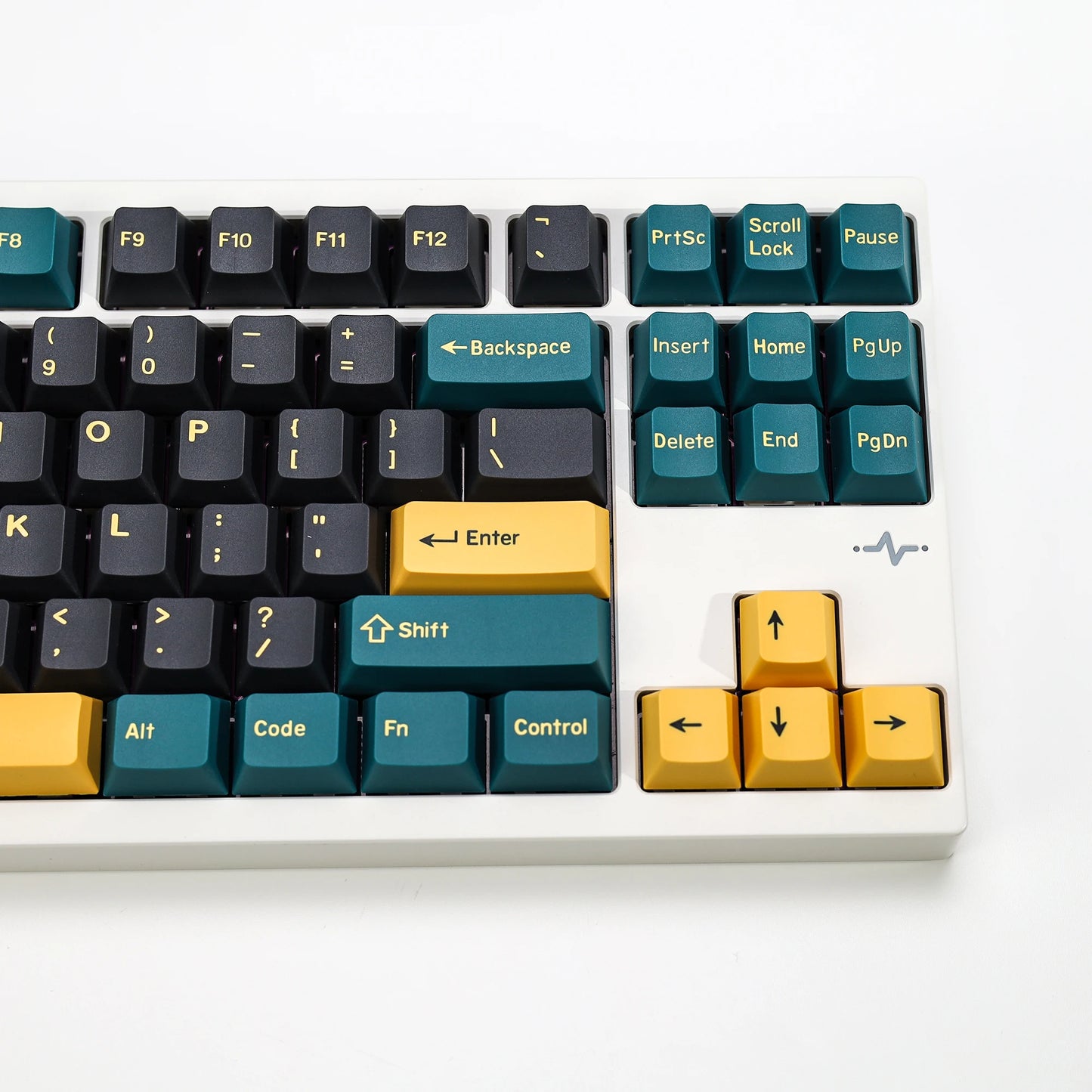 KBDiy GMK MarrsGreen Teclas Retro PBT ISO Double Shot Perfil Cherry para Teclado Mecânico Gaming com Switches MX