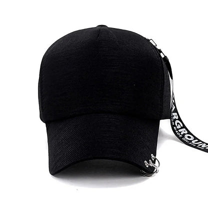 Personalisierte Baseballcap aus Metall mit klassischem Schirmdesign, leicht und atmungsaktiv! Vier Farben zur Auswahl