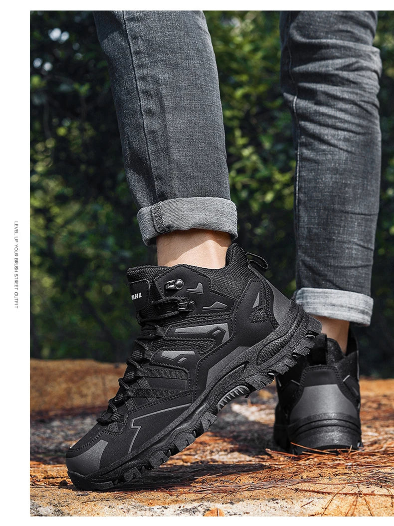 Sapatos de caminhada unissexo, sapatos desportivos para caminhadas ao ar livre, botas de campismo, sapatos impermeáveis de caminhada para senhora, sapatos de caminhada antiderrapantes