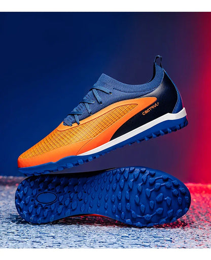 New Men's Football Boots Outdoor Cleats Breathable Adult Non-Slip Soccer Shoes Sport Long Spikes Training Boys Match Comfortable