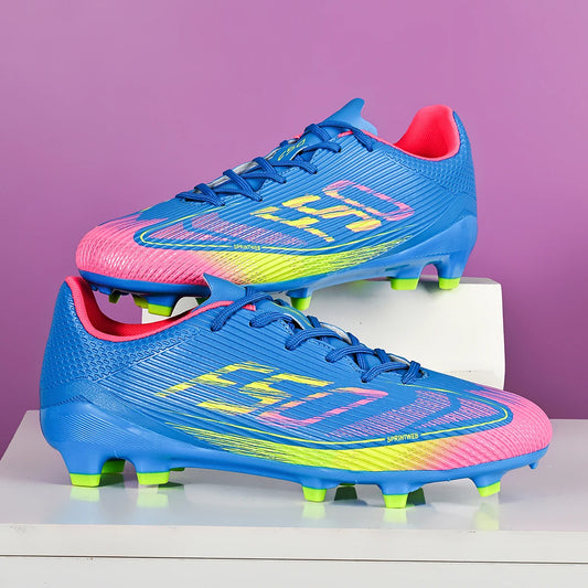 Breathable football shoes FG/AG long nail all season universal anti slip outdoor indoor sports shoes