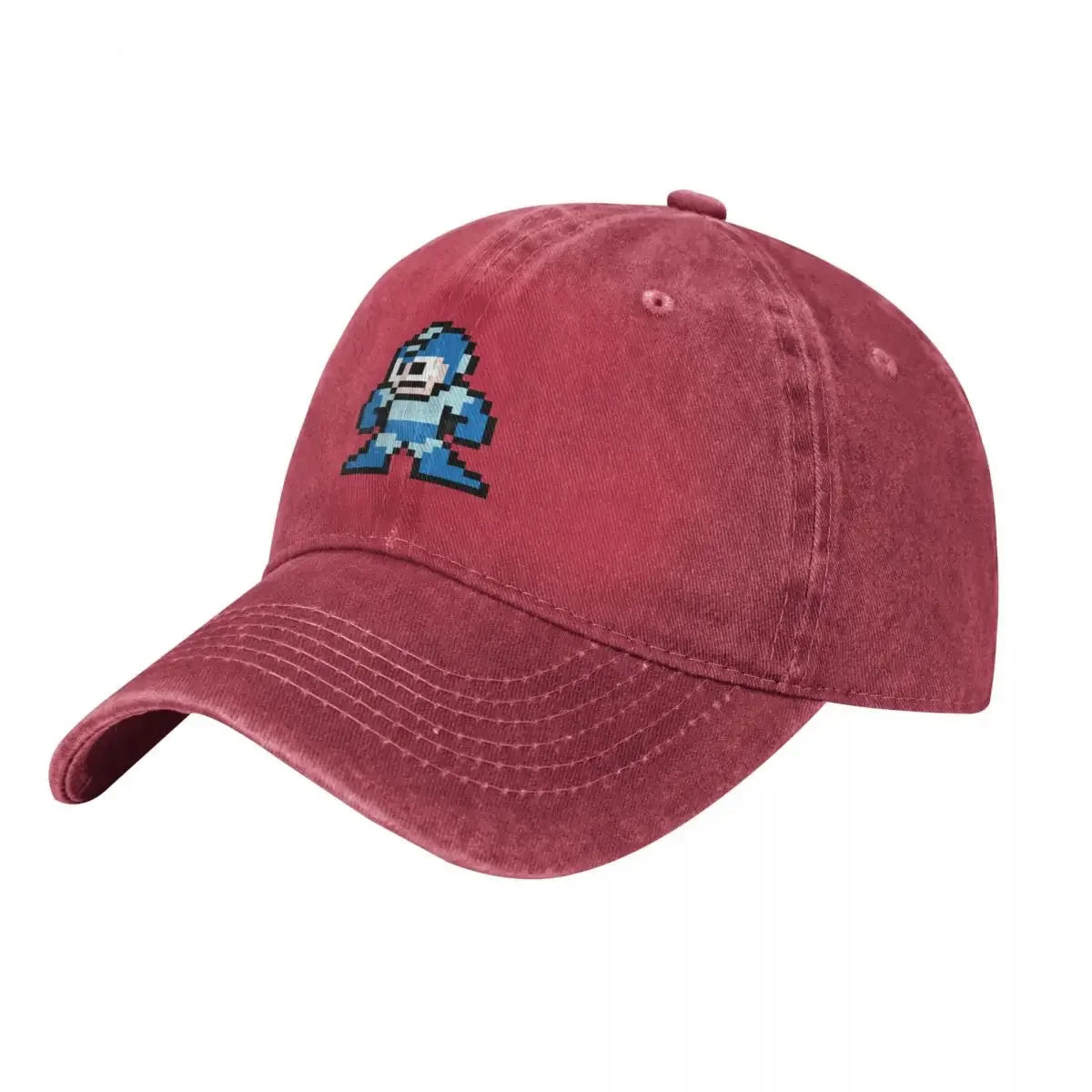 Megaman 8-bittinen baseball-lippis, uusi, söpö, vintage, ylellinen hattu, miehille ja naisille