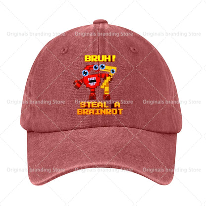 Steal A Brainrot 67 Children Baseball Cap Men Women Sun Hat New Adult Outdoor Sport Sunbonnet Retro Headgear Gift Hot Sales