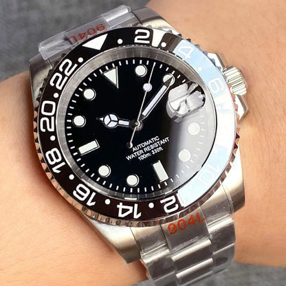 200m Waterproof Miyota8215 Automatic Men's Watch Diver Watches 40mm Mechanical Movement Luminous Jubilee Strap Glide Lock Buckle
